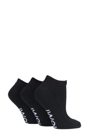 Women's 3 Pair IOMI FootNurse Cushioned Foot Diabetic Trainer Socks