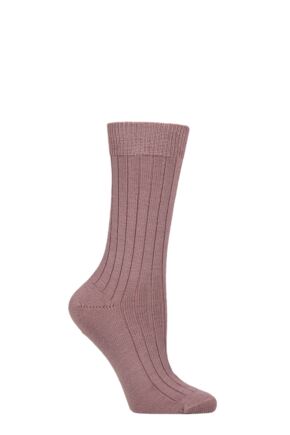 Women's 1 Pair Pantherella Rachel Rib Merino Wool Socks