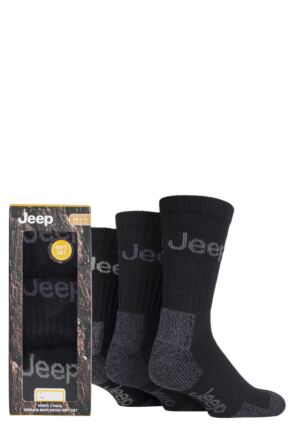 Mens 3 Pair Jeep Luxury Terrain Socks Gift Box