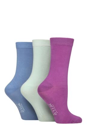 Women's 3 Pair Wildfeet Plain Bamboo Socks