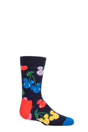 Kids 1 Pair Happy Socks Disney Very Cherry Mickey Sock