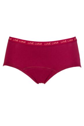 Girls and Teens 1 Pair Love Luna First Period Boyleg Briefs