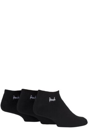 Mens 3 Pair Pringle Cushioned Secret Socks