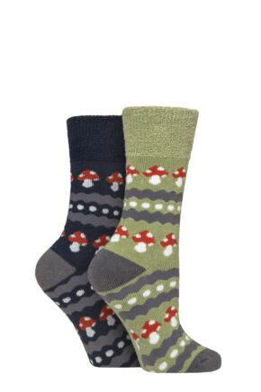 Women's 2 Pair SOCKSHOP Wildfeet Thermal Socks