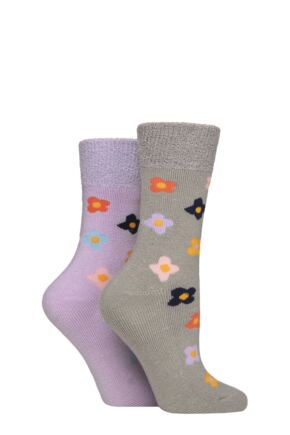 Women's 2 Pair SOCKSHOP Wildfeet Thermal Socks