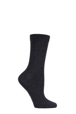 Women's 1 Pair SOCKSHOP Colour Burst Bamboo Socks with Smooth Toe Seams Ashes To Ashes 4-8 Ladies