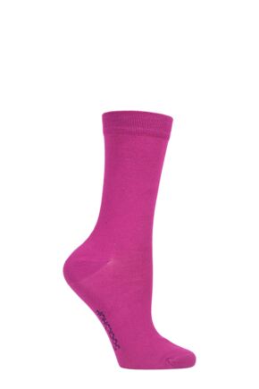 Women's 1 Pair SOCKSHOP Colour Burst Bamboo Socks with Smooth Toe Seams