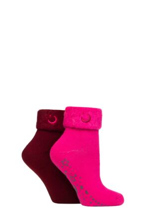 Women's 2 Pair SOCKSHOP Thermal Home and Bed Socks