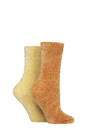 Women's 2 Pair SOCKSHOP Chenille Boot Socks