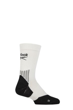 Mens and Women's 1 Pair Reebok Technical Recycled Crew Technical Tennis Socks