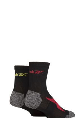 Mens and Women's 2 Pair Reebok Technical Recycled Ankle Technical Running Socks