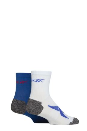 Mens and Women's 2 Pair Reebok Technical Recycled Ankle Technical Running Socks