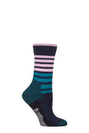 Women's 1 Pair SOCKSHOP BlueGuard RHS Royal Horticultural Society Cotton Gardening Boot Socks