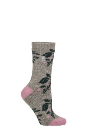 Women's 1 Pair SOCKSHOP Heat Holders 1.6 TOG Lite RHS The Royal Horticultural Society Thermal Socks