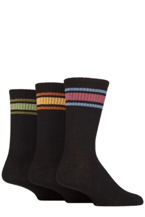 Mens 3 Pair SOCKSHOP Wildfeet Cotton Rich Sports Socks