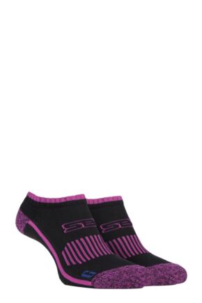 Women's 2 Pair Storm Bloc with BlueGuard Ankle Trainer Socks