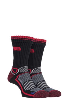 Mens 2 Pair Storm Bloc with BlueGuard Aerobic Socks