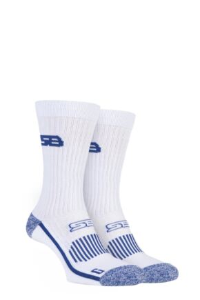 Mens 2 Pair Storm Bloc with BlueGuard Sports Crew Socks