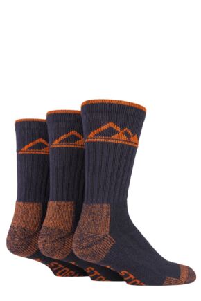 Mens 3 Pair Storm Bloc Luxury Boot Socks