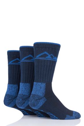 Mens 3 Pair Storm Bloc Luxury Boot Socks