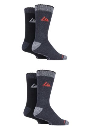 Mens 4 Pair Storm Bloc Performance Boot Socks