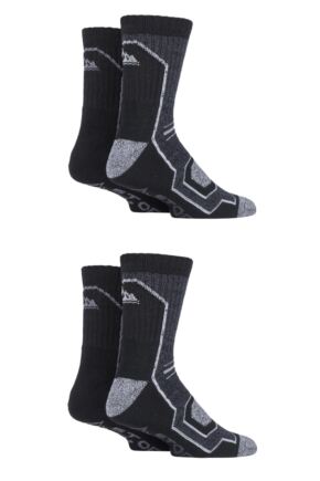 Mens 4 Pair Storm Bloc Technical Boot Socks