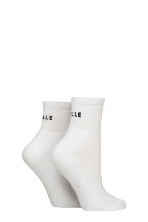 Women's 2 Pair Elle Sports Cushioned Ankle Socks