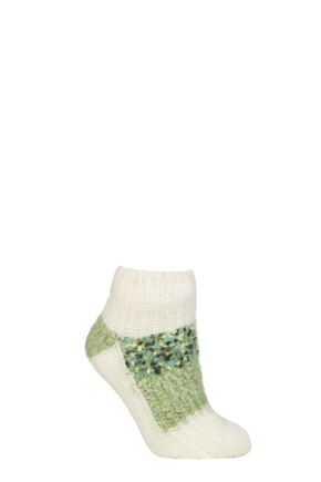 Women's 1 Pair Elle Sherpa Lined Slipper Socks Baked Pear 4-8