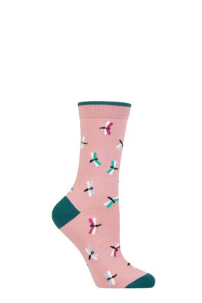 Women's 1 Pair Thought Organic Cotton Bug Socks