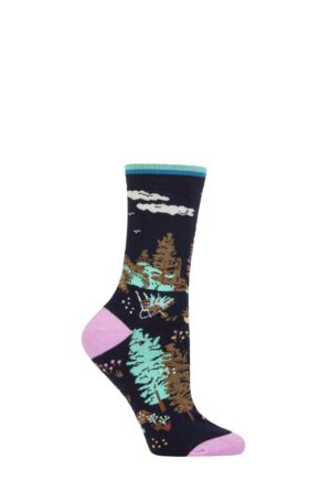 Women's 1 Pair Thought Organic Cotton Garden Socks