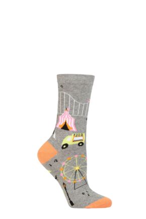 Women's 1 Pair Thought Organic Cotton Fairground Socks