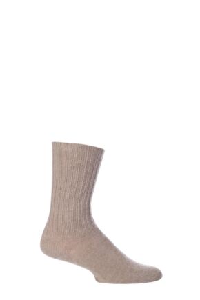 Mens and Women's 1 Pair SOCKSHOP of London Mohair Ribbed Knit Comfort Cuff True Socks