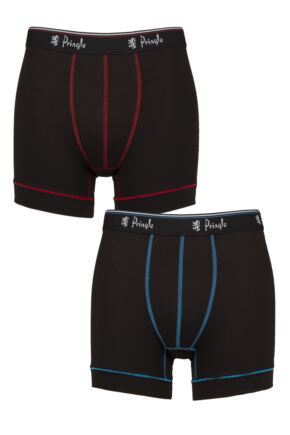 Mens 2 Pack Pringle Sports Performance Trunks