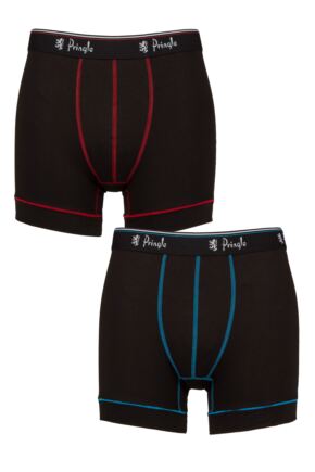 Mens 2 Pack Pringle Sports Performance Trunks