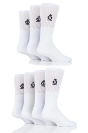 Mens 7 Pair Jeff Banks Cotton Sports Socks