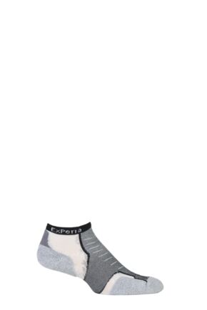 Mens and Women's 1 Pair Experia By Thorlos Cushioned Running Micro Mini Crew Socks