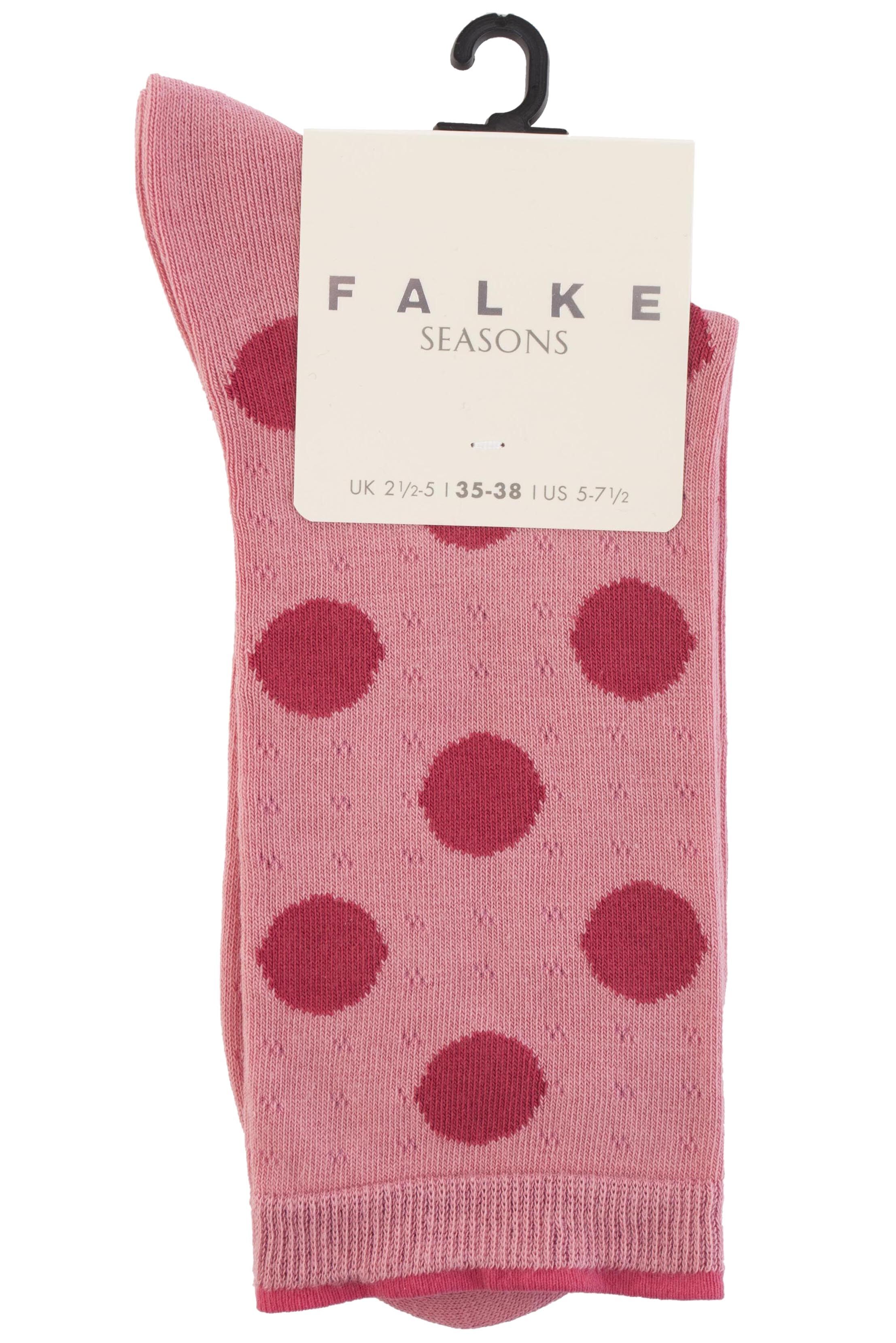 Ladies 1 Pair Falke Filet Dotty Cotton Socks In 3 Colours Navy 39-42 ...