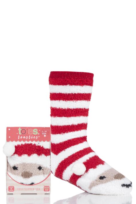 childrens christmas slipper socks