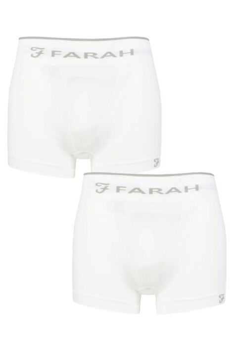 Farah-Mens Underwear-Bamboo Classic Keyhole Trunks-2 Pair Pack