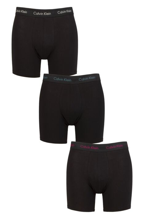 Calvin Klein Men's Underwear Cotton Classics Boxer Briefs - Large - Black  (Pack of 3) at  Men's Clothing store