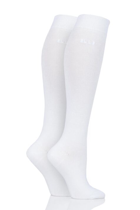 Ladies Elle Plain Bamboo Knee Highs from SockShop