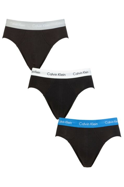 Calvin Klein Underwear 3 PACK - Briefs - black/white/orange/black