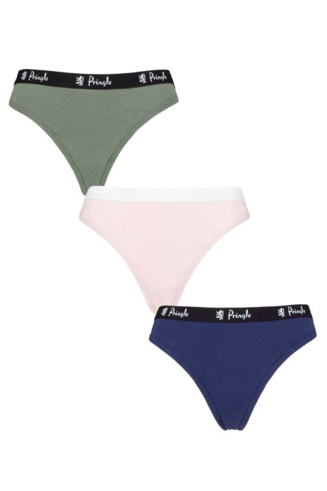 Calvin Klein 3 Pack Thong (mid-rise) - Seamless panty 