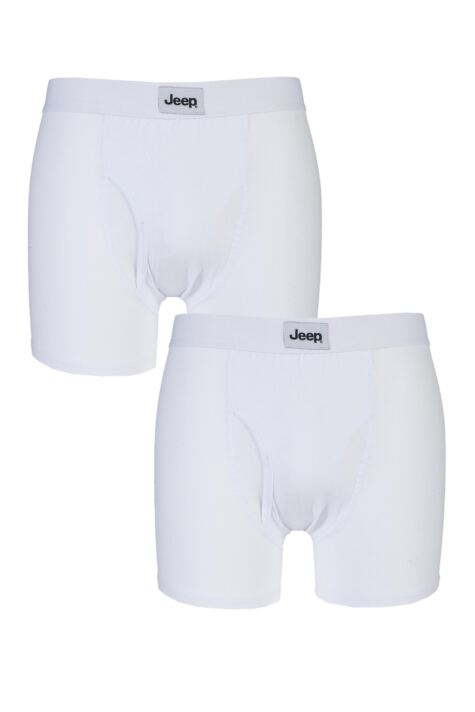 Jeep Cotton Plain Fitted Key Hole Trunk Boxer Shorts