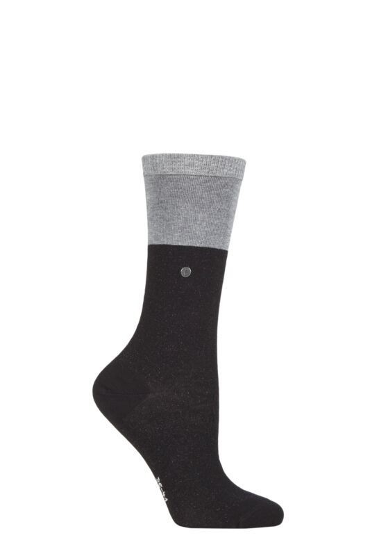 Women's 1 Pair Burlington Organic Cotton Block Socks