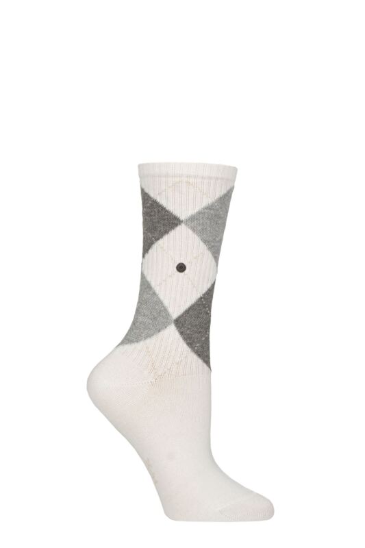 Women's 1 Pair Burlington Courtside Ribbed Cotton Socks