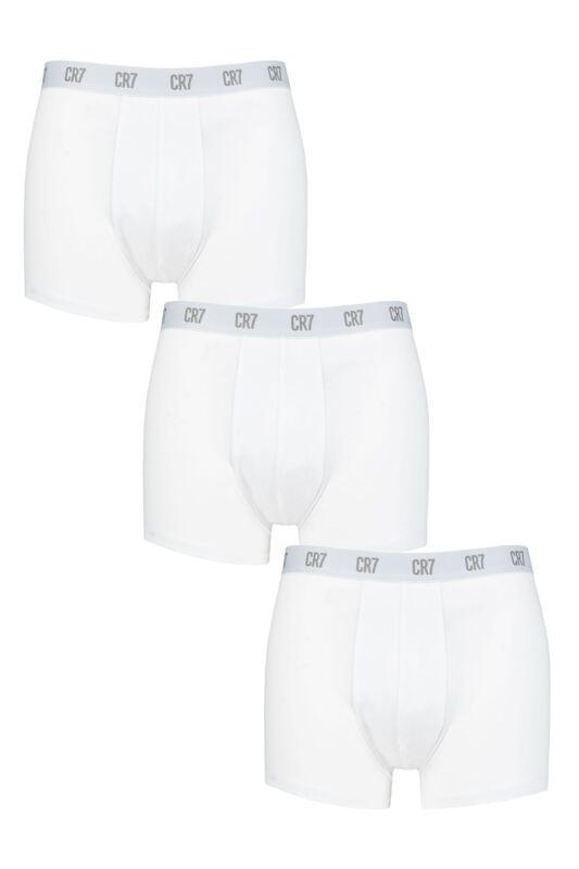 Mens 3 Pack CR7 Cotton Trunks
