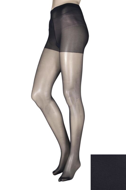 Women's 1 Pair Charnos 10 Denier Run Resist Tights