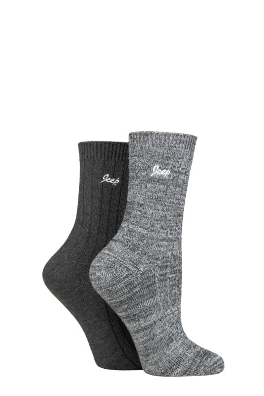 Women's 2 Pair Jeep Performance Polyester Boot Socks