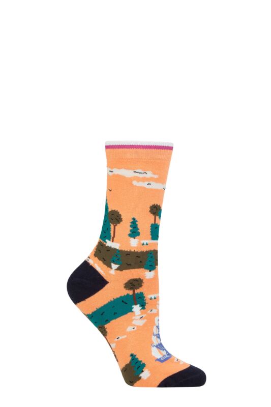 Women's 1 Pair Thought Organic Cotton Garden Socks